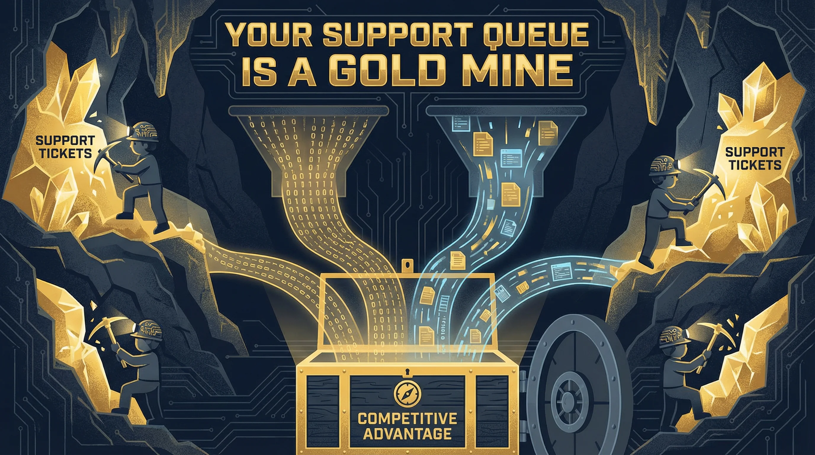 Your support queue is our gold mine